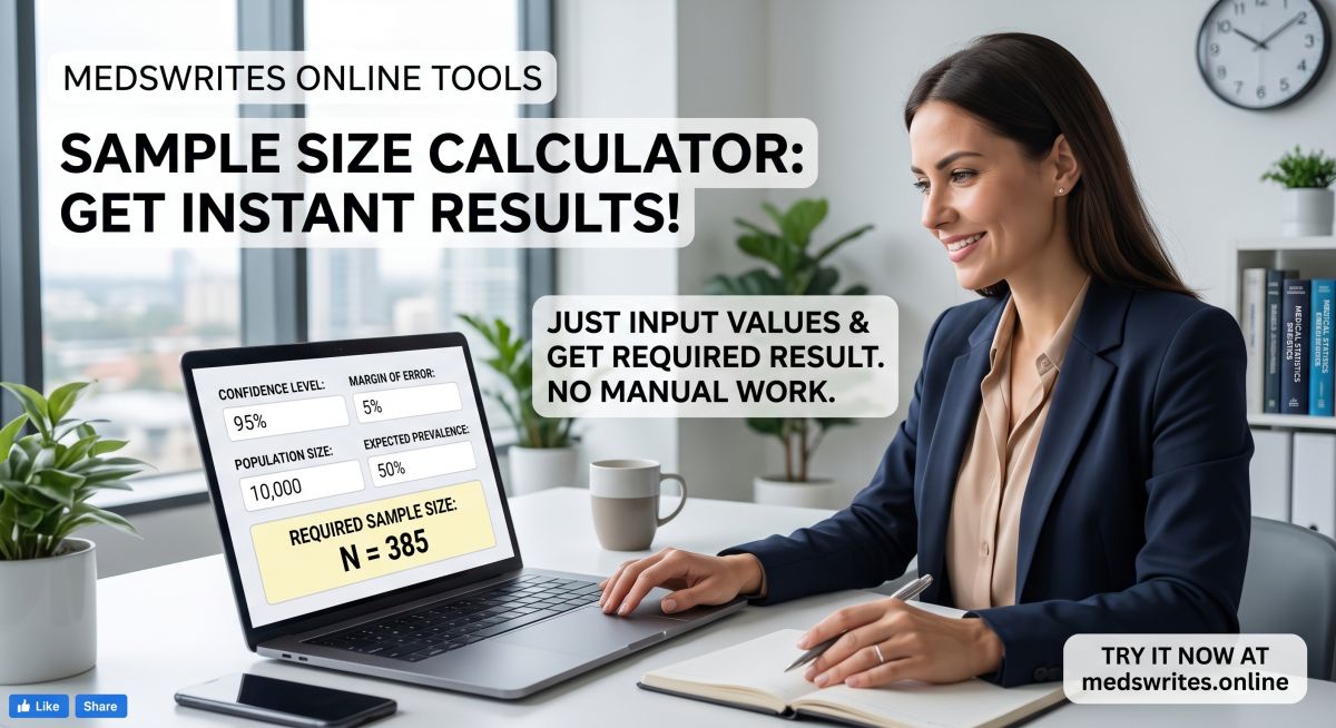 Mastering Sample Size: The Medswrites Calculator for FCPS Research